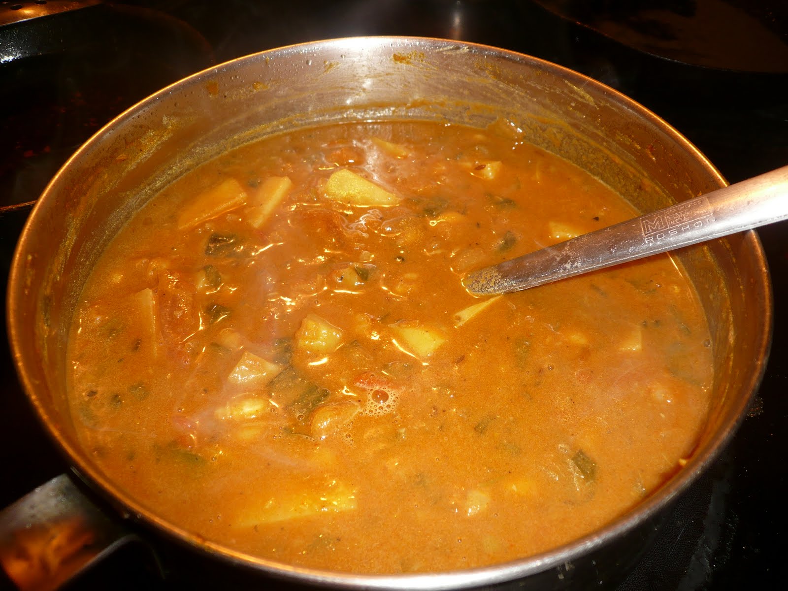 cooking Soya Beans Curry