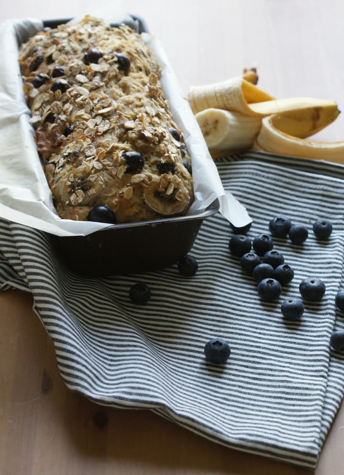 Mathilde Running Recette // Banana Bread Myrtilles Muesli