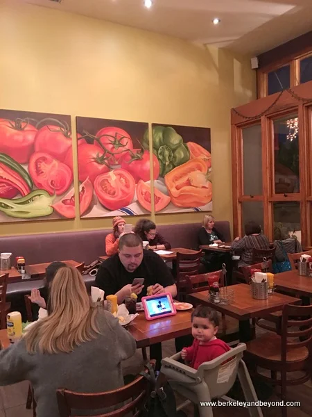 interior at Barney’s Gourmet Hamburgers in Berkeley, California