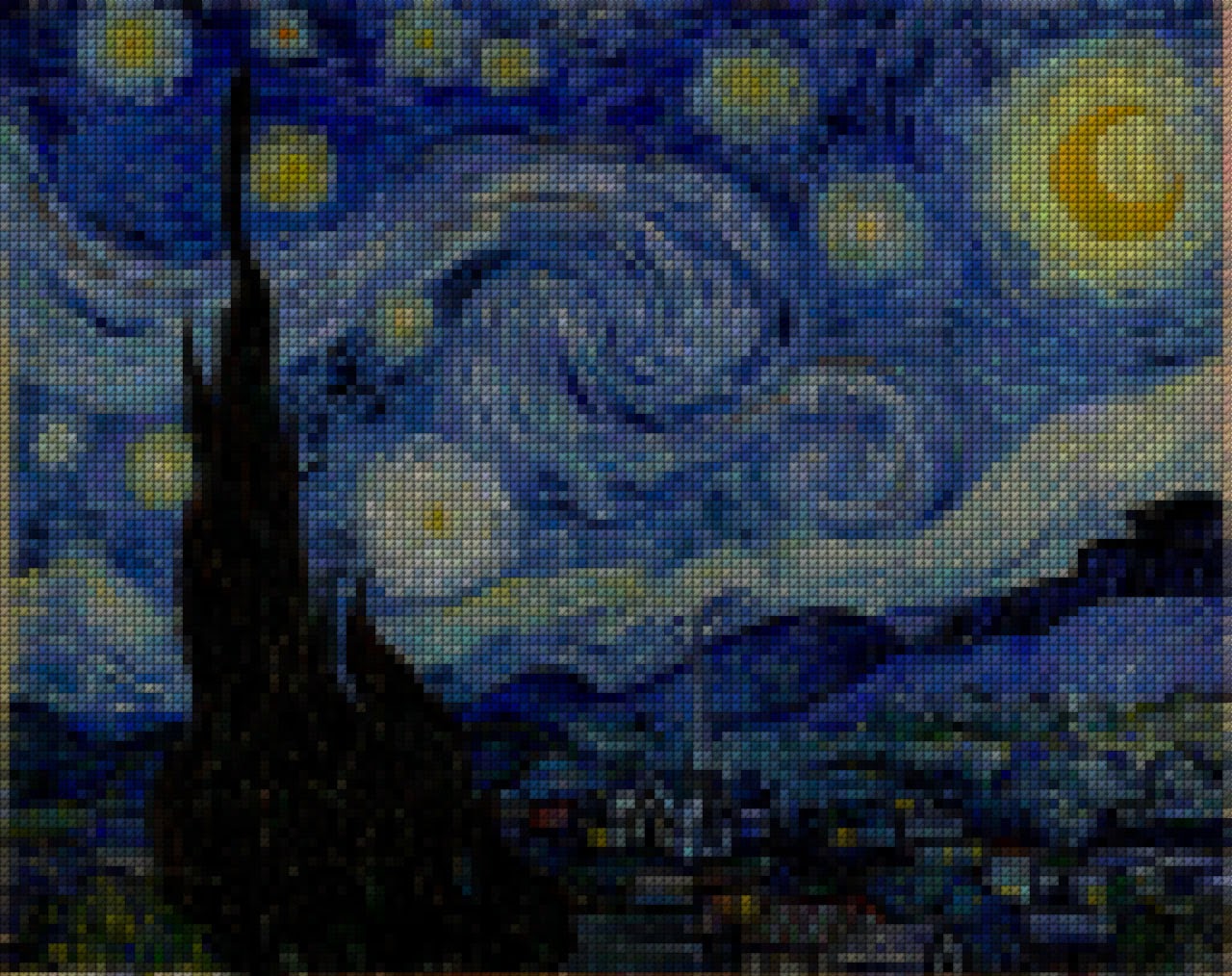 Lukisan Starry Night Karya Vincent Van Gogh Cikimm Com