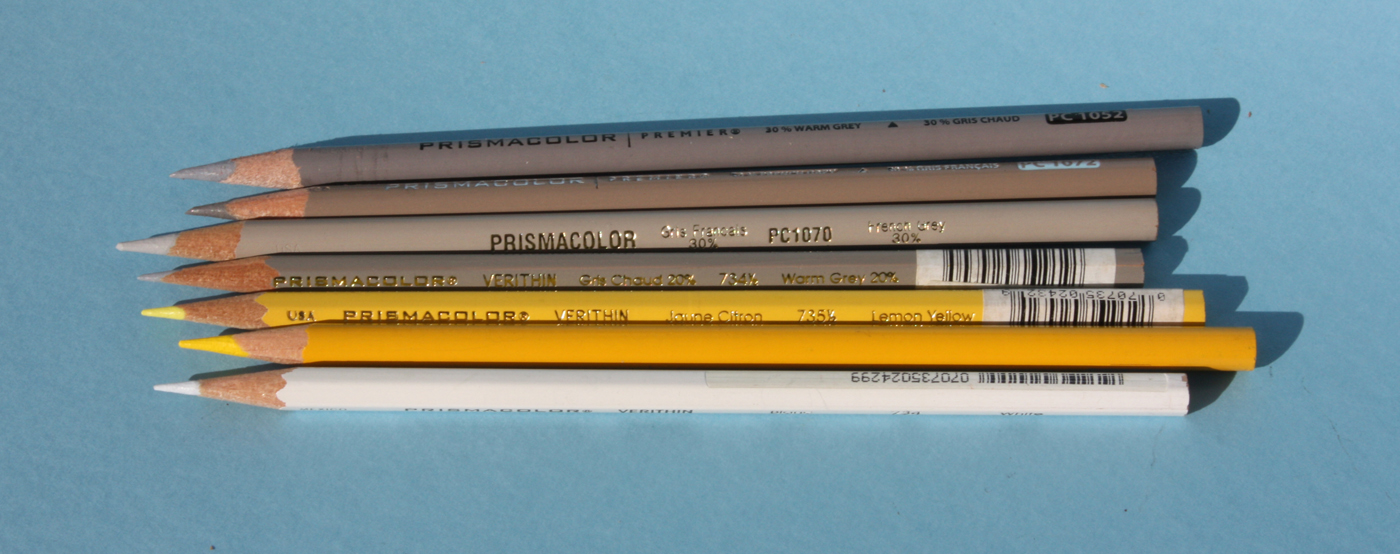 modeling the SP Artist’s colored pencils for modeling