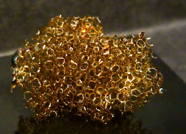 These Golden Vesicles Are Volcanic Rock