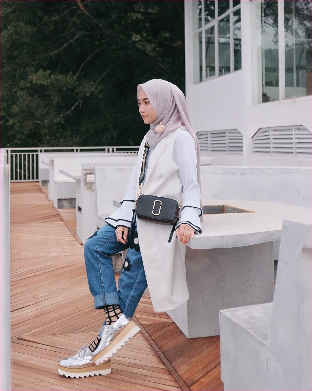 Ootd Hijab Baju Ungu Hijab Salwa jpg (1082x1352)