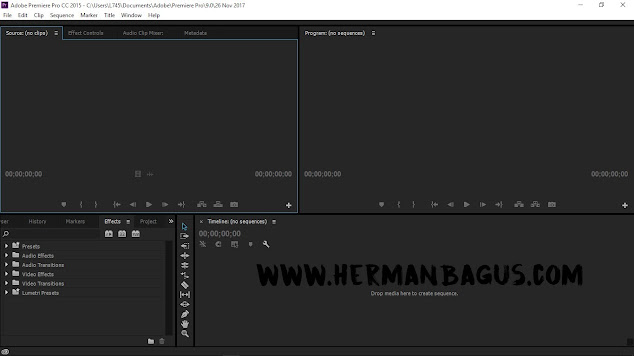Cara Setting Ulang Tampilan Pada Adobe Premiere Pro CC 2015
