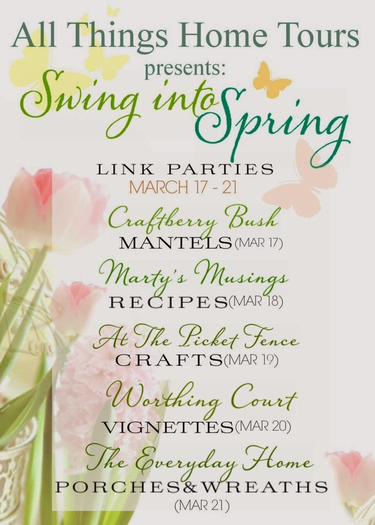 http://www.craftberrybush.com/2014/03/swing-into-spring-spring-mantel-linky.html