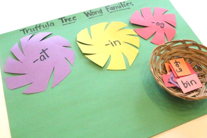 word families activity