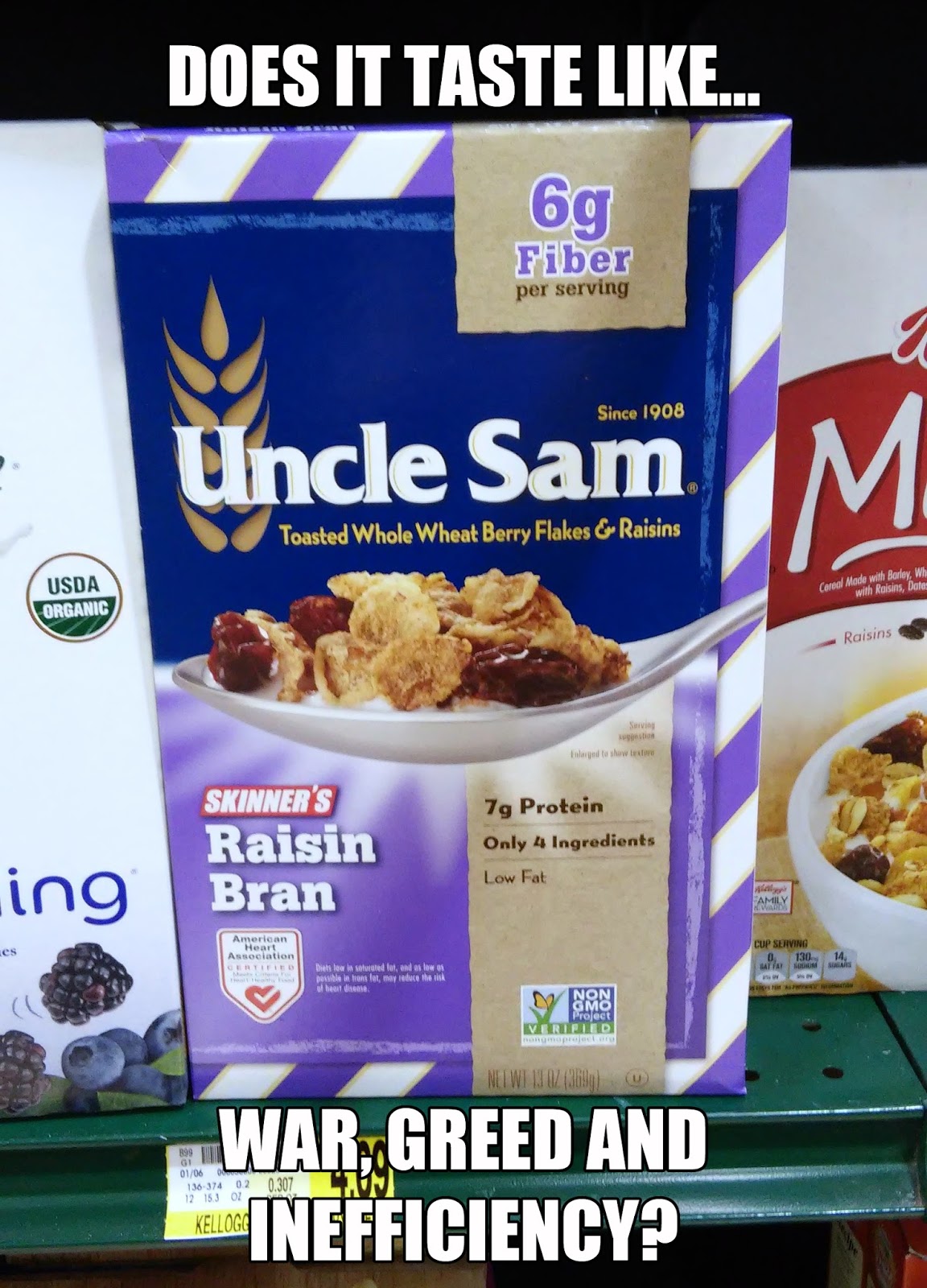 Jared Unzipped Funny Cereal Box Memes.