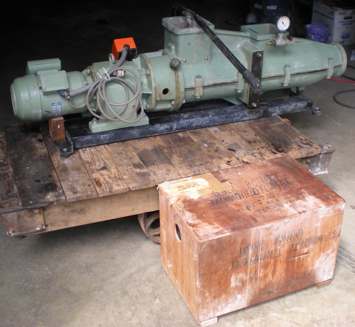 Clay Club Pugmill for sale in Seagrove, North Carolina