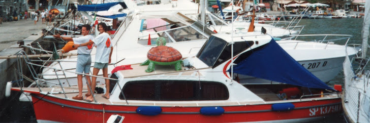 Spirit of st. Louis a Portovenere nell'estate del 1990