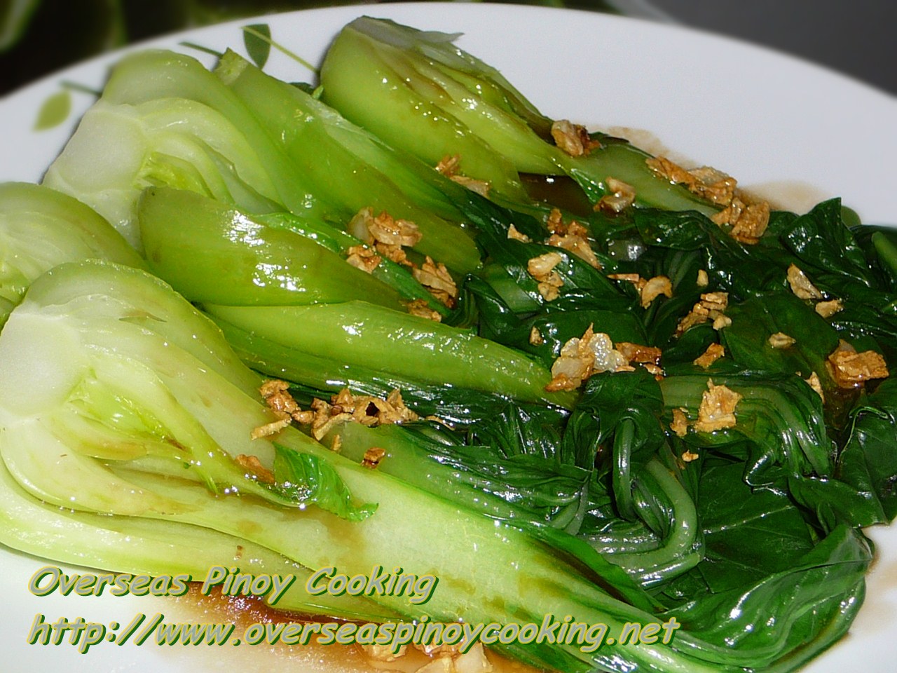 Bok Choy with Oyster Sauce