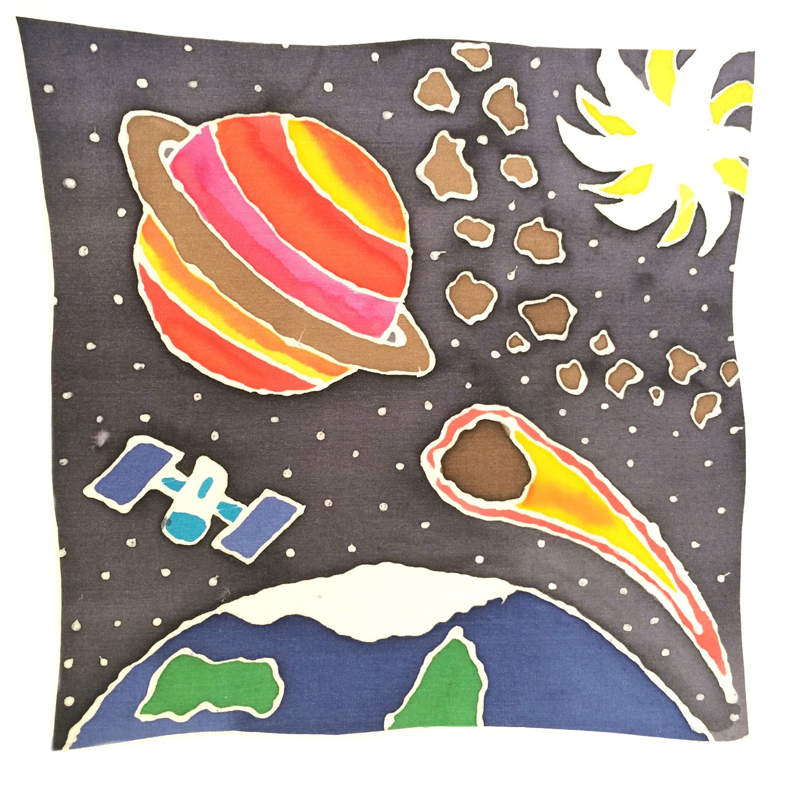 Brunel Broderers Silk Painting Classes