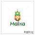 Desain Logo Malika Hijau