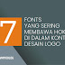7 Fonts yang Sering Membawa Hoki di Dalam Kontes Desain Logo
