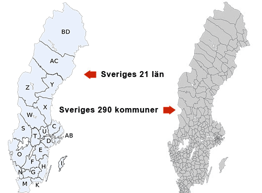 Kommungränser Karta Sverige – Karta 2020