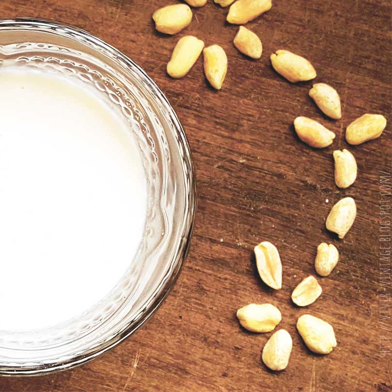 leche vegetal de cacahuate