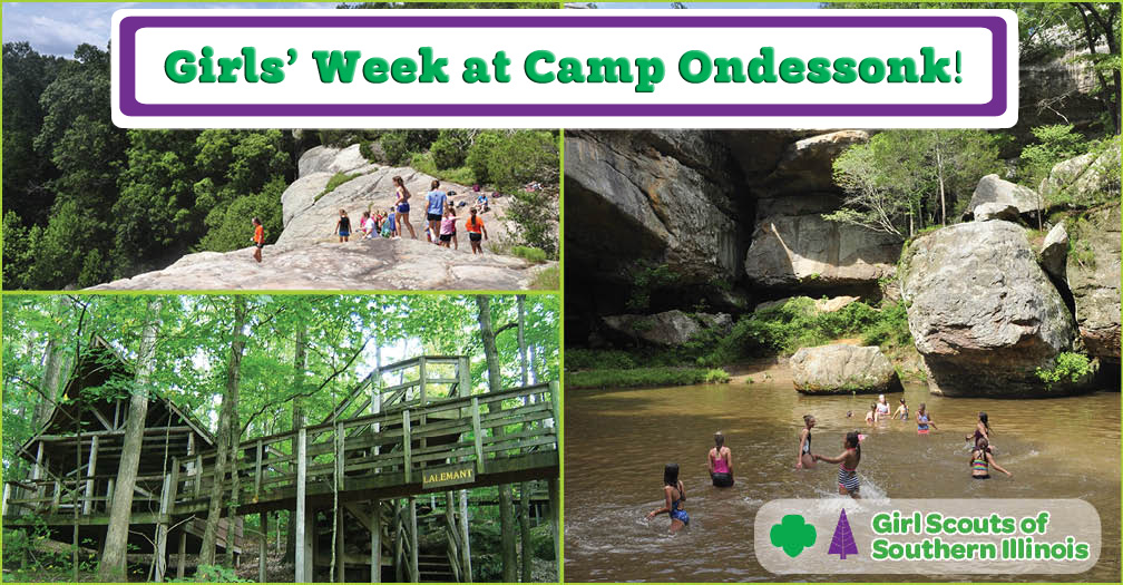 Girl Scouts of Southern Illinois Getting Ready for Girls Week at Camp