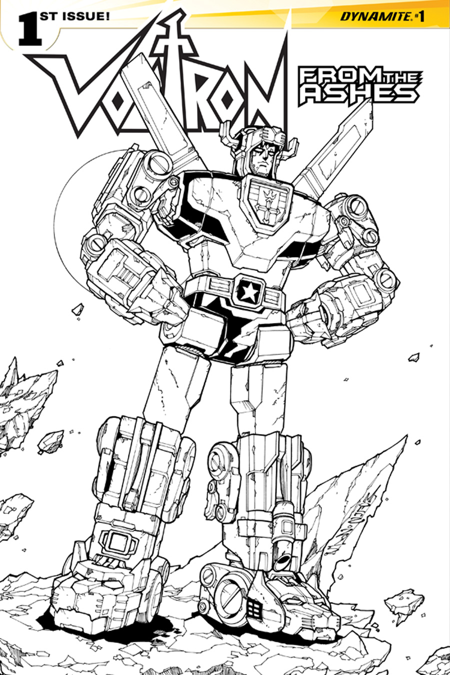 voltron coloring pages - photo #18