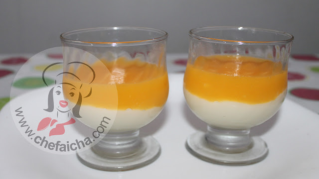 طريقة عمل كلاص عصير البرتقال بطبقتين 