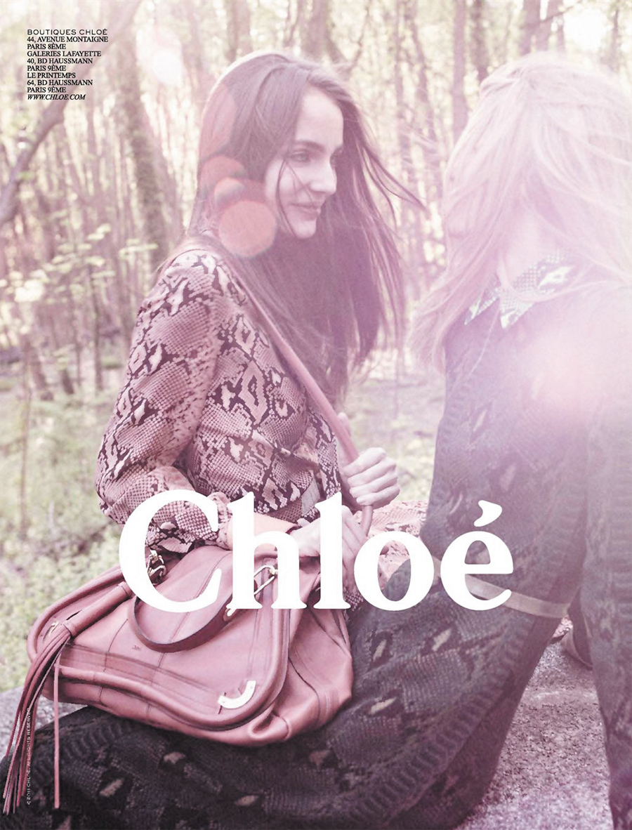 Chloé F/W 11.12: Zuzanna Bijoch, Malgosia Bela, Arizona Muse and Sigred
