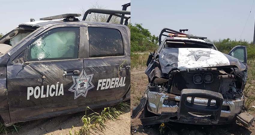 Revientan camioneta de Federales en carretera San Fernando-Reynosa Ataque%2Bfederales%2Breynosa%2Bnarcorelatos