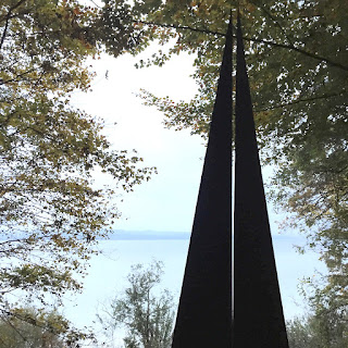 Skulptur von Gerhard Gerstberger am Ammersee-Skulpturenweg