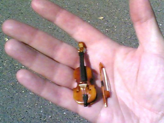Borepatch: World's Smallest Violin