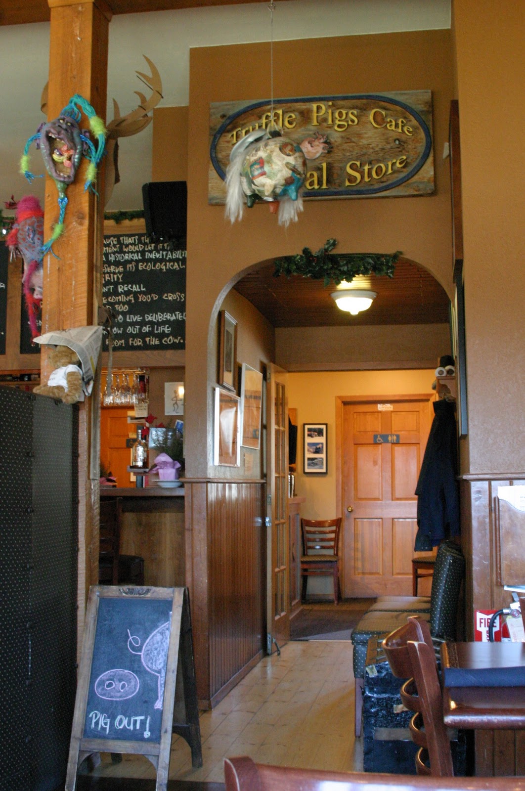 All Our Fingers in the Pie Truffle Pigs Cafe in Field, BC