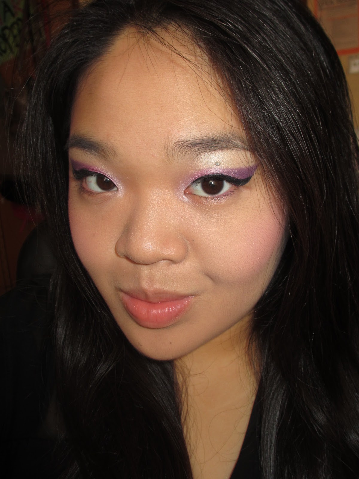 The Blackmentos Beauty Box: Tutorial: Easy pink and purple look for ...
