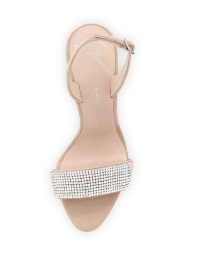 Giuseppe Zanotti Neutral Stiletto Slingback Sandal