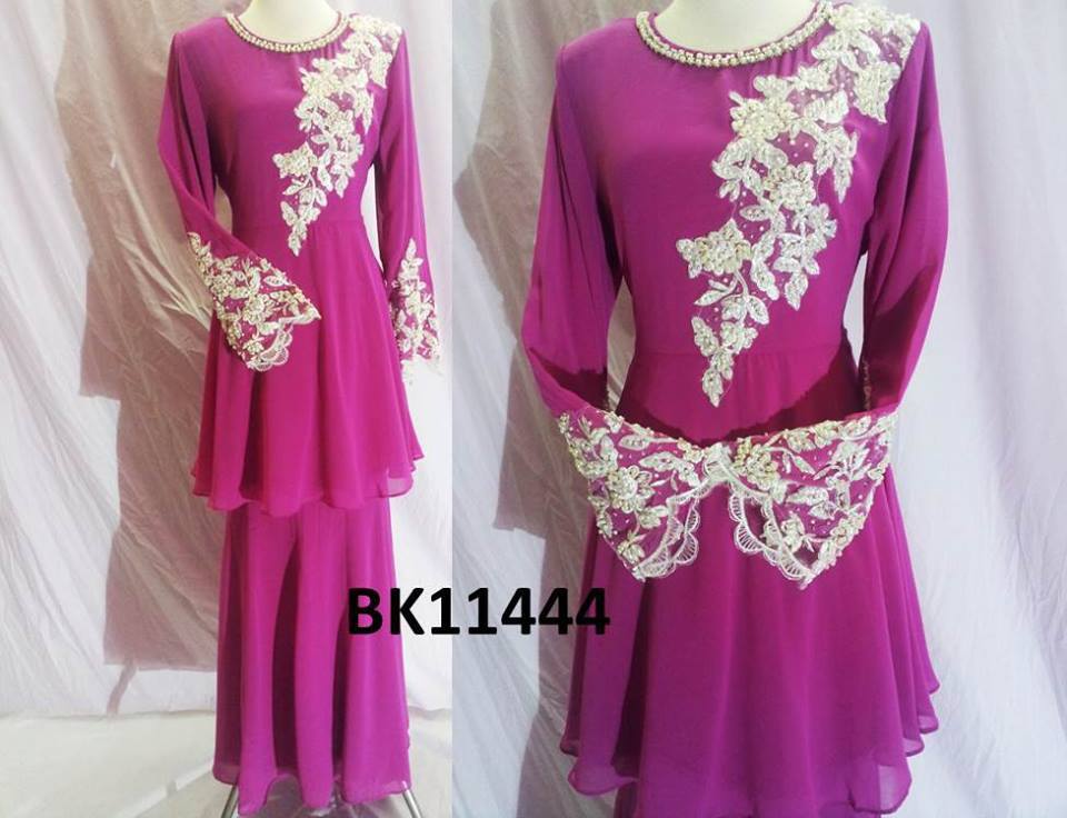 baju kebaya pernikahan terbaru peplum
