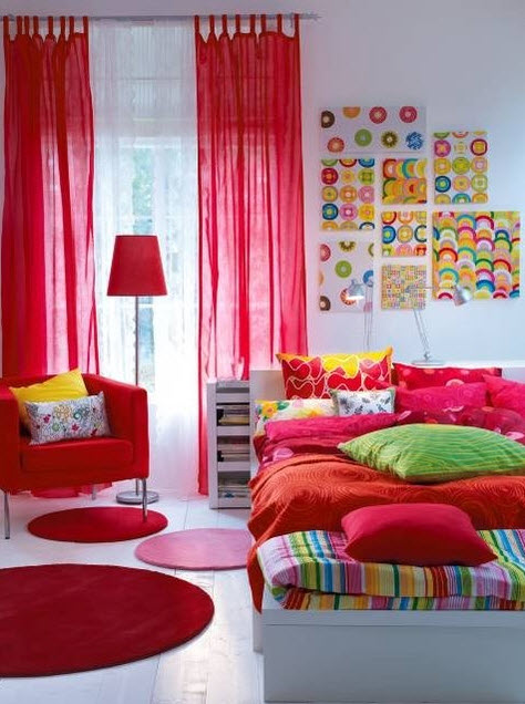 Colorful Teenage Girl Bedroom Ideas