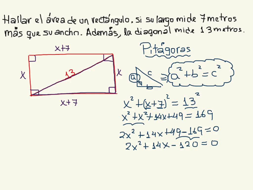 Teorema De Pitagoras Ejemplos Resueltos