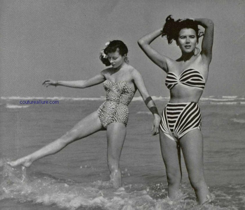 Couture Allure Vintage Fashion: French Swimsuits - 1948