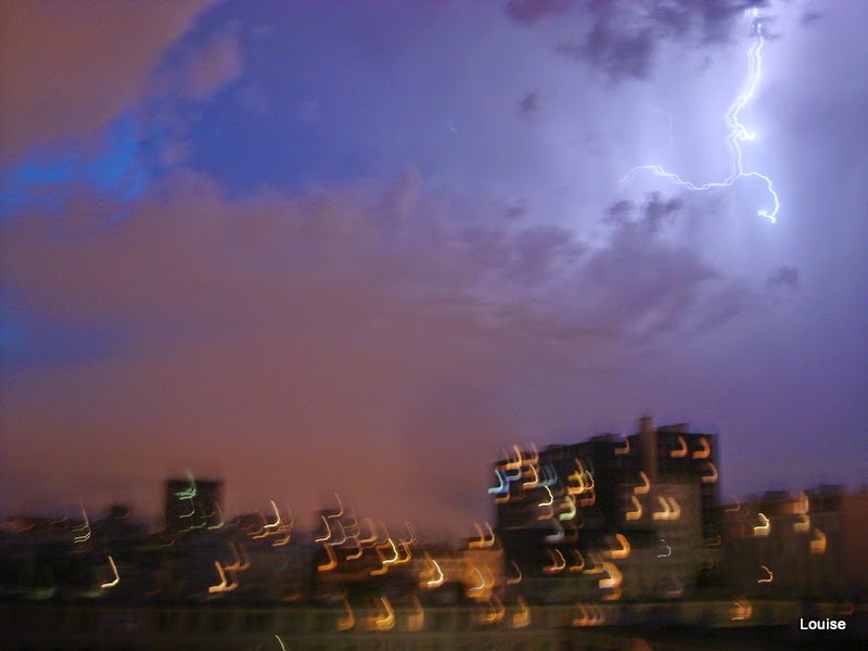 Orage sur Paris