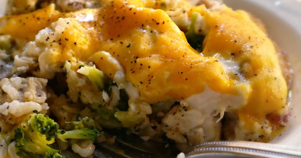 Sweet Little Bluebird Chicken Divan Rice and Broccoli Casserole Comfort Food