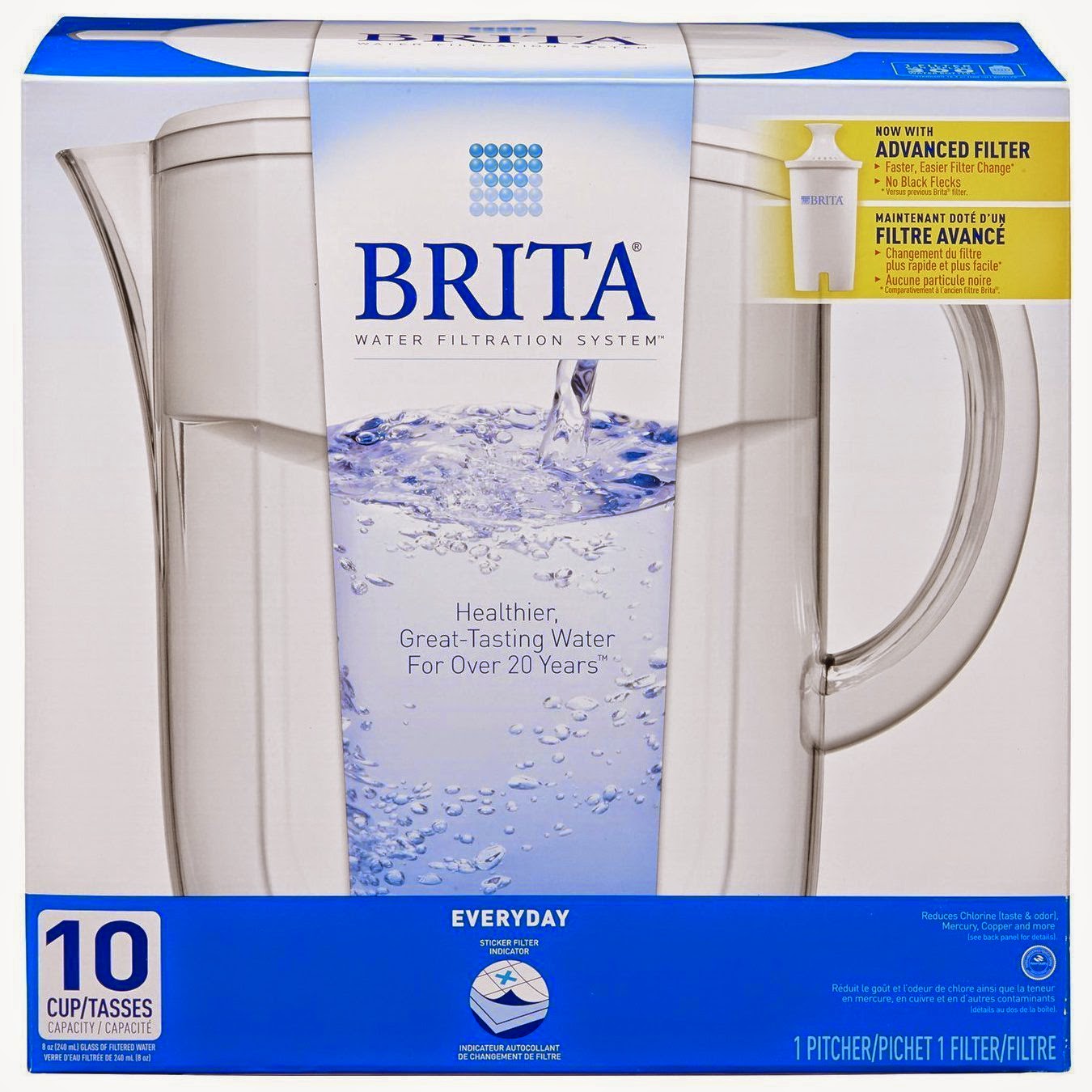 Brita Water Filter Pitcher, Brita Ultramax Dispenser, with Bonus Brita