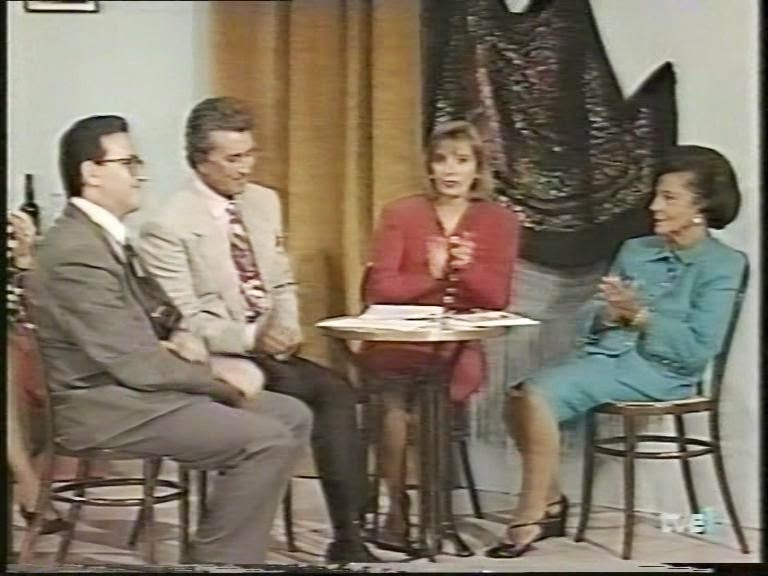 Entrevista en TV1, la Campos, Valladares y Fina de Calderón
