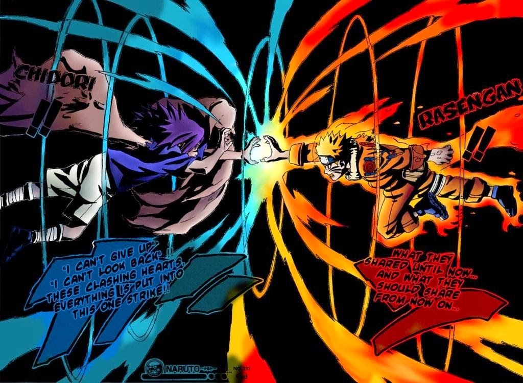 naruto: gambar naruto Vs sasuke