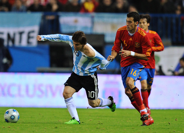 pictures Lionel Messi Spain v Argentina - International friendly