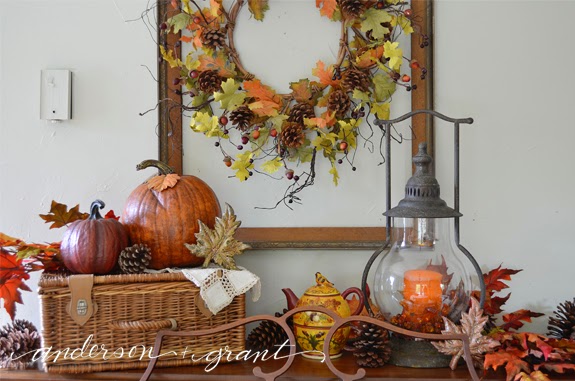 My Dining Room Decorated for Fall | anderson + grant