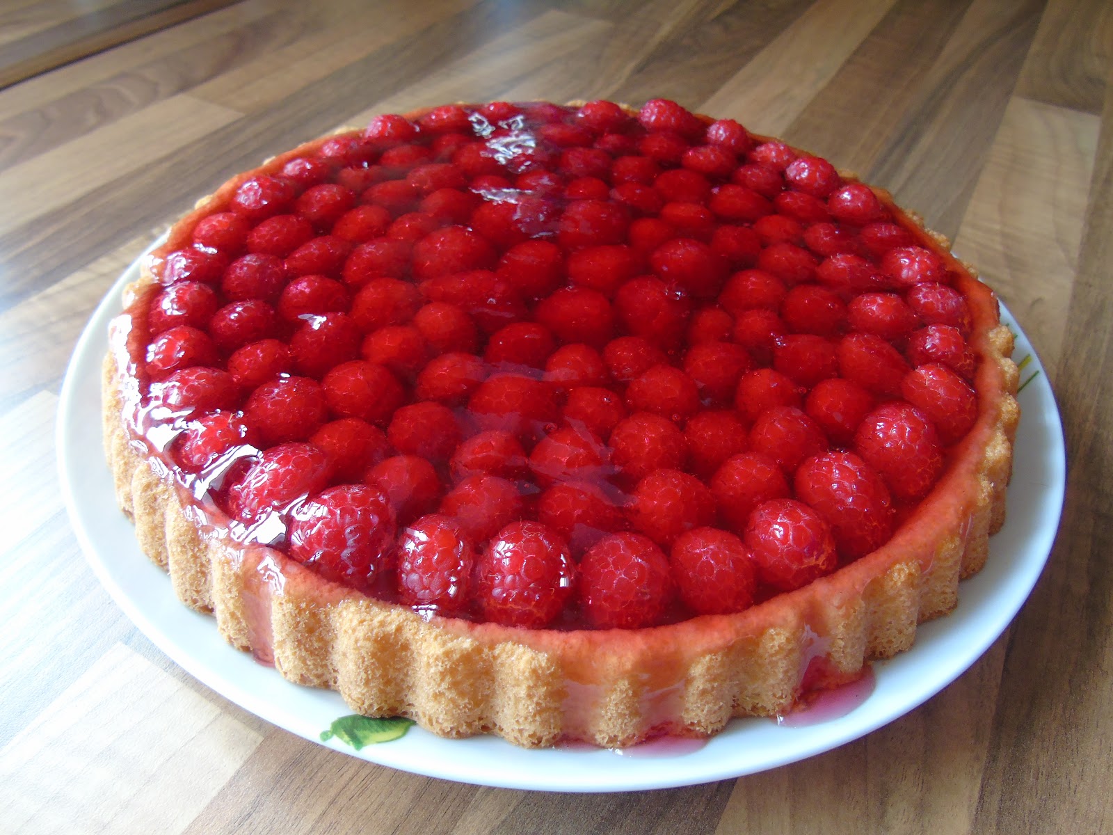 Summer Raspberry Flan