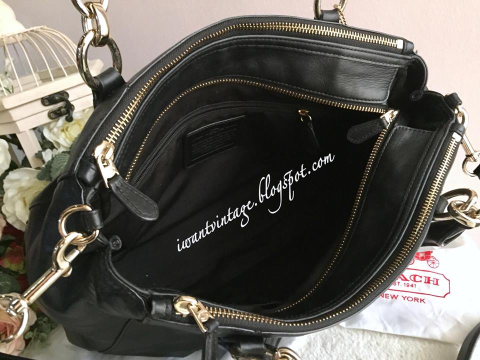 I Want Vintage | Vintage Designer Handbags: Coach Colette Leather ...