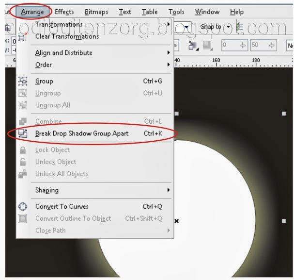 Kreasi Efek Interactive Drop Shadow Pada Teks Dan Objek Di CorelDraw ...