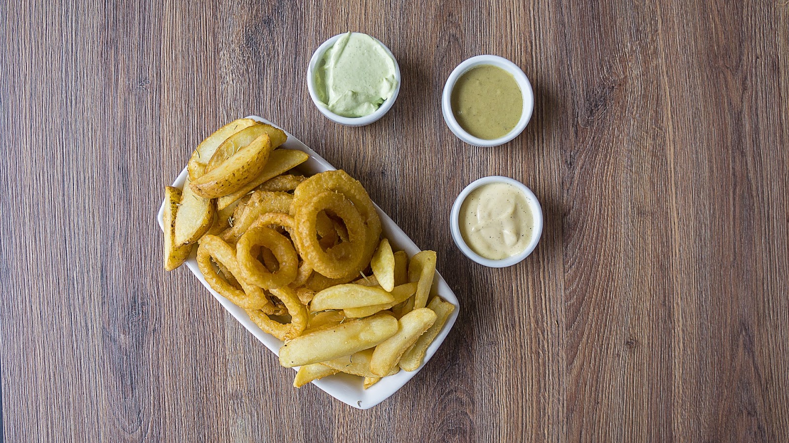 Salsas para comidas rápidas Mayonesa con ajo, Salsa rosada, de piña