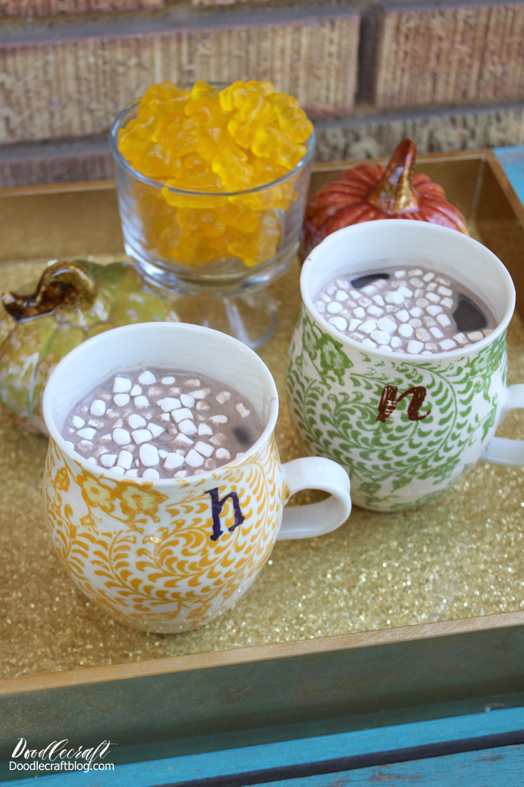 DIY Gold Glitter Resin Brunch Tray