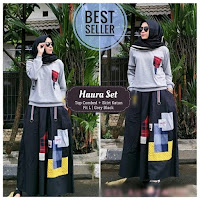 Haura Set Jual Baju Busana Muslim Wanita Haura Set Top