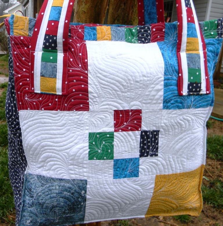 sew what? Baby quilt and bag