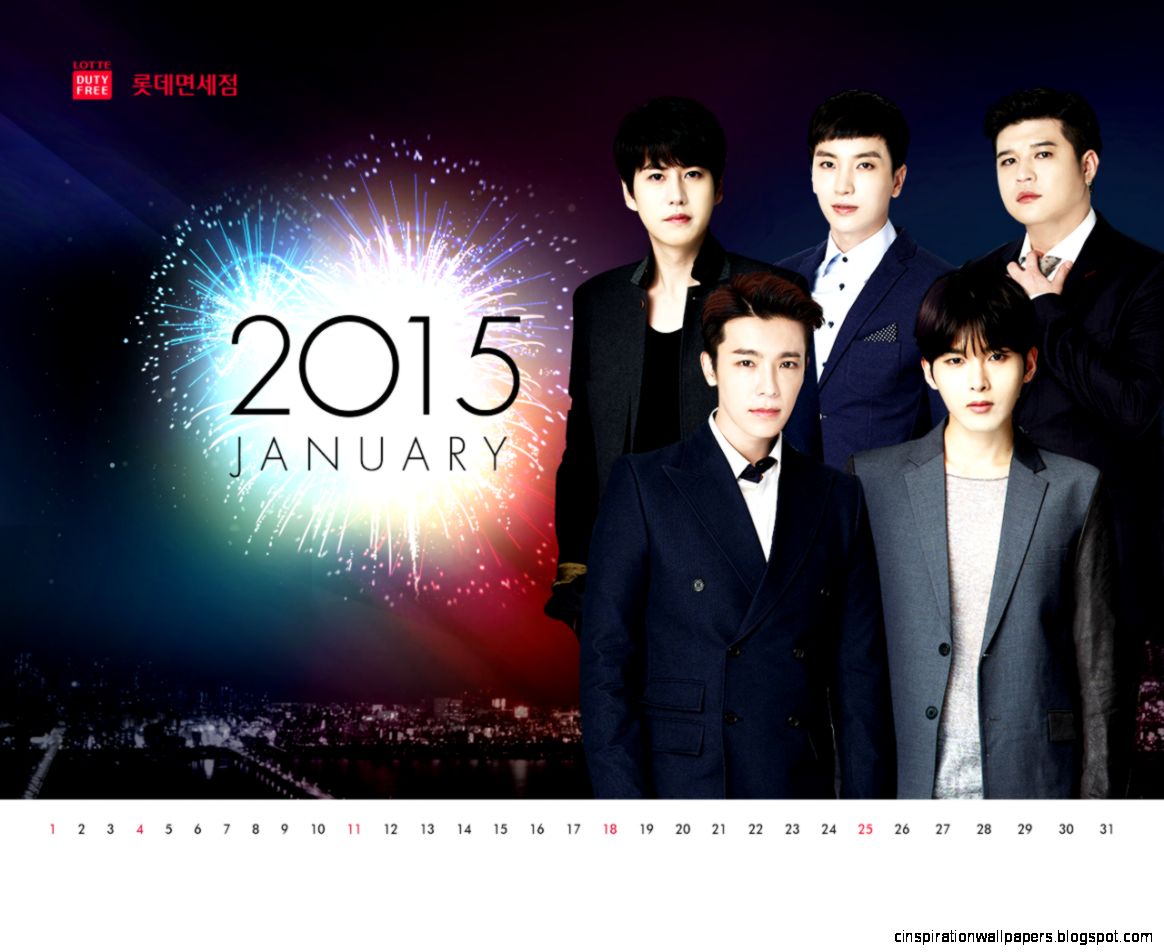 141226 Lotte Duty Free – Star Magazine Wall Paper Calendar January