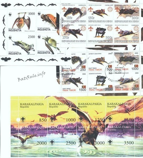 Bat Stamps