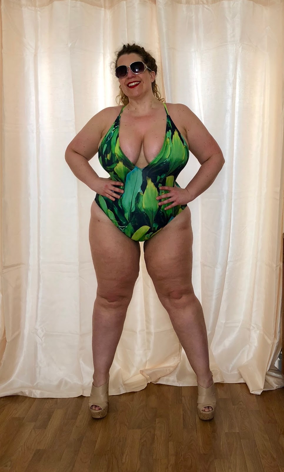 Forever 21+ Tropical Print Swimsuit